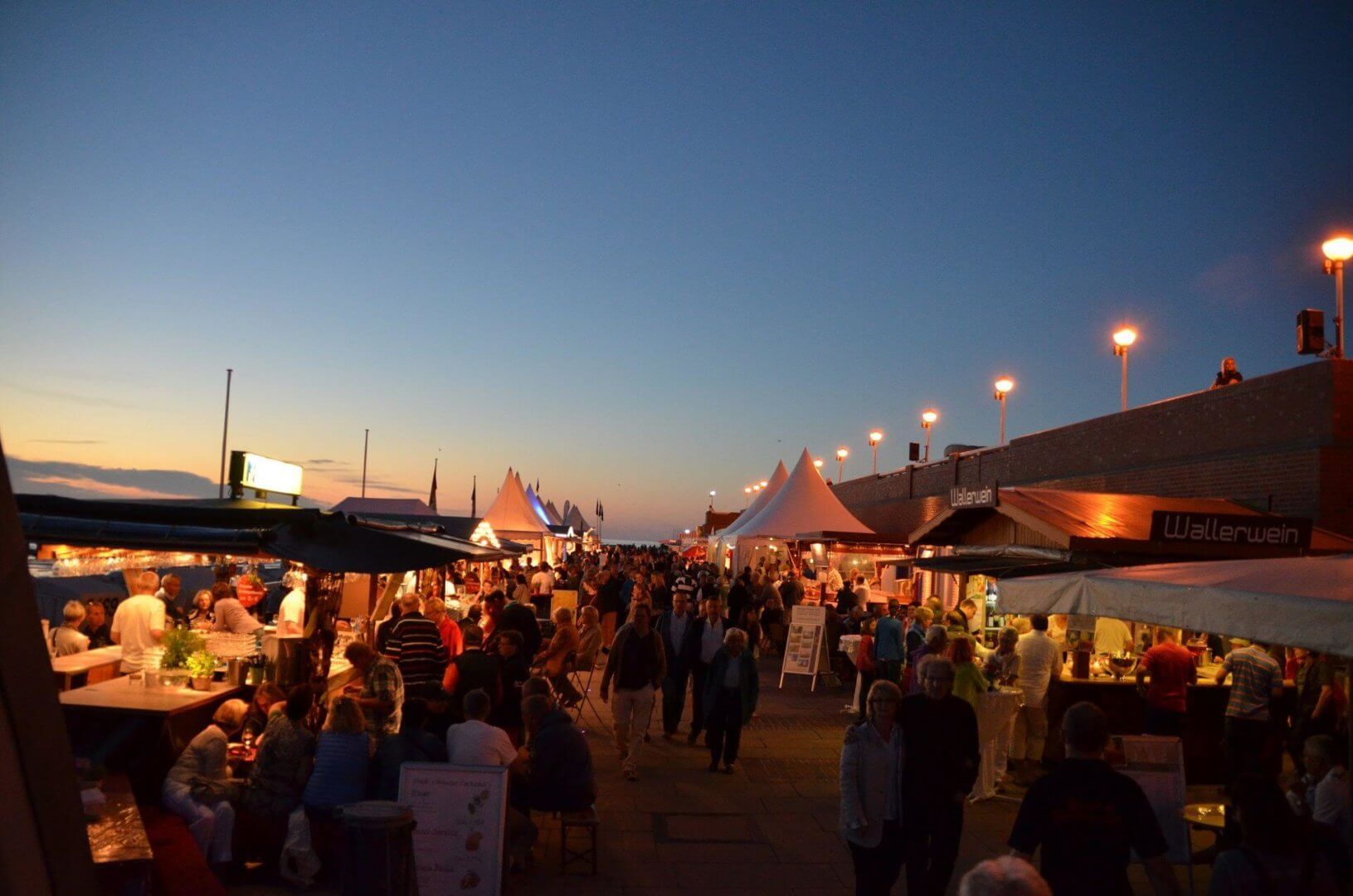 Das Winzerfest auf der Promenade von Westerland ist ein echtes Veranstaltungshighlight.